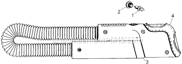 Page A Diagram and Parts List for SLO2H Type 1 Black and Decker Worklight & Flashlight